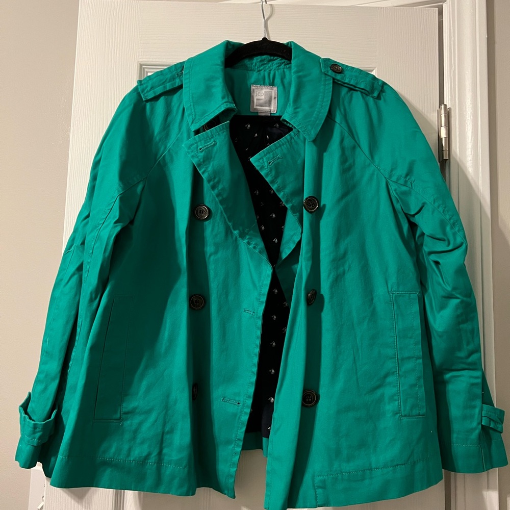 Green coat